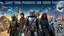 Estrenos y contenidos del Día de Star Wars 2026. Imagen hecha con IA.
